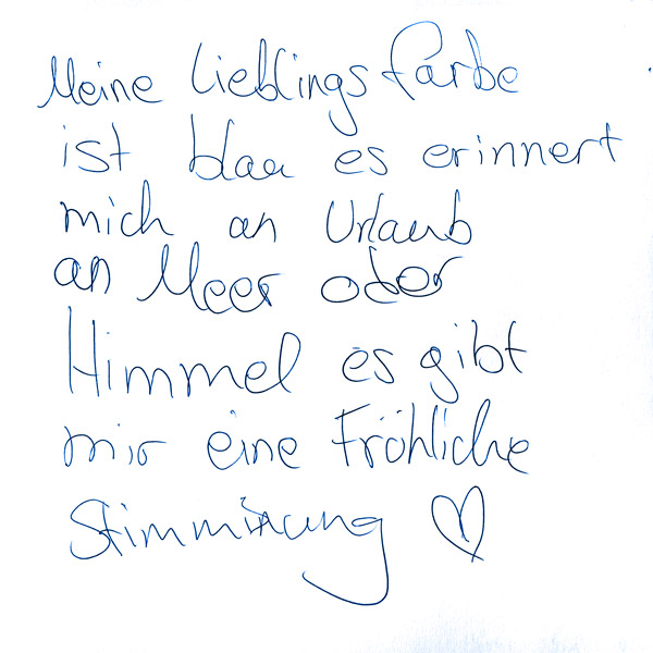 Stimmungsvolles Blau